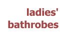 ladies bathrobes